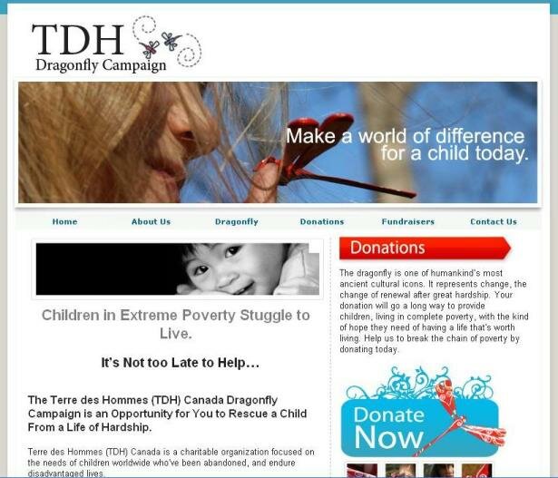 End Child Poverty - Ottawa Website Development
